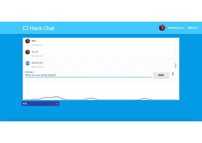 HackChat – screenshot 2
