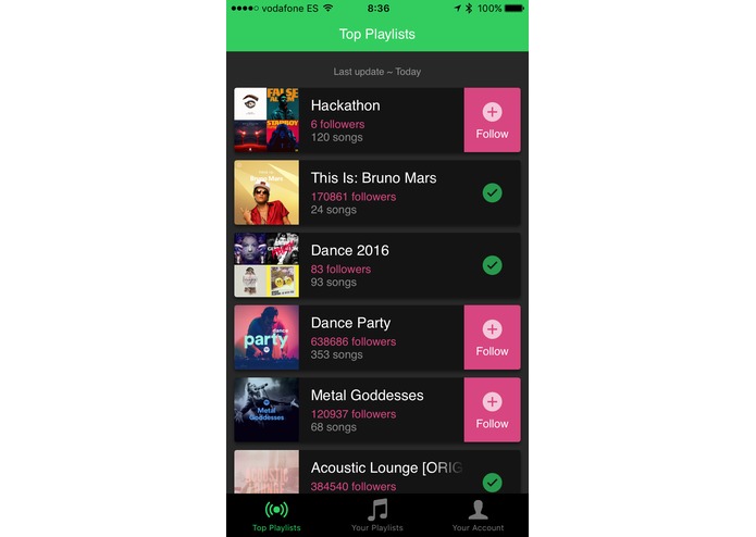Playlists Premium for Spotify – screenshot 1