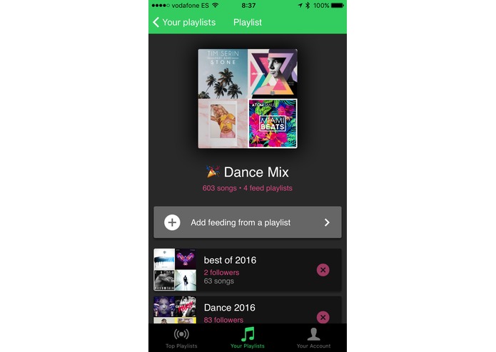 Playlists Premium for Spotify – screenshot 3