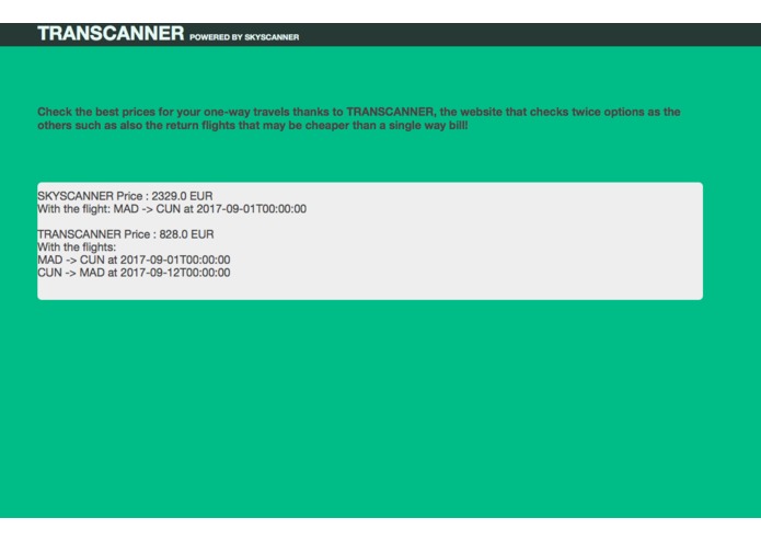 Transcanner – screenshot 2