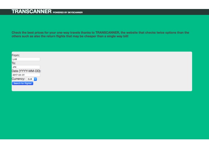Transcanner – screenshot 3