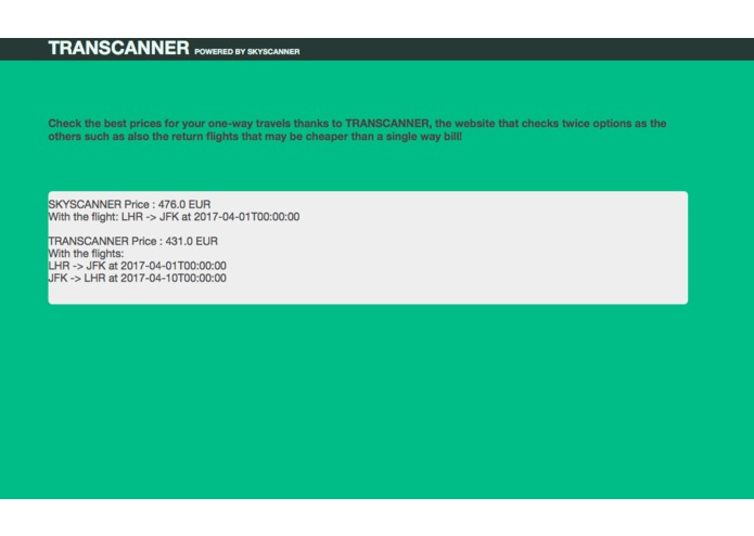 Transcanner – screenshot 4