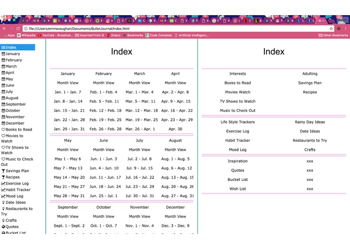 Bullet Journal – screenshot 2