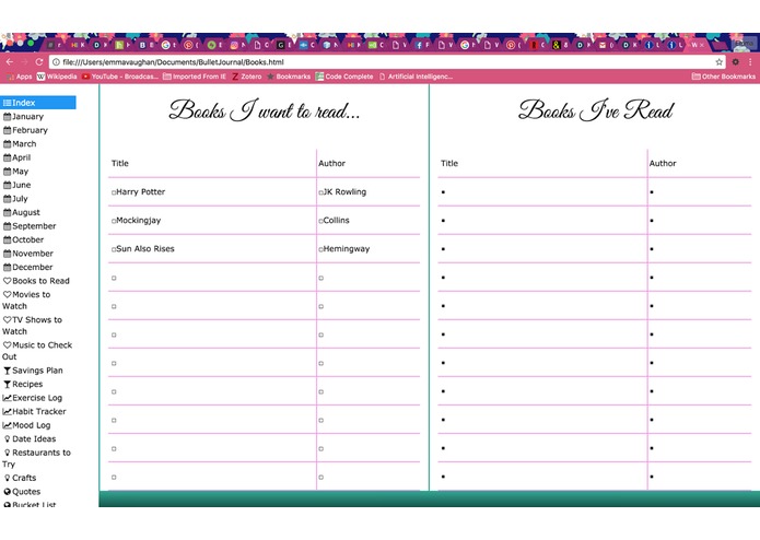 Bullet Journal – screenshot 4