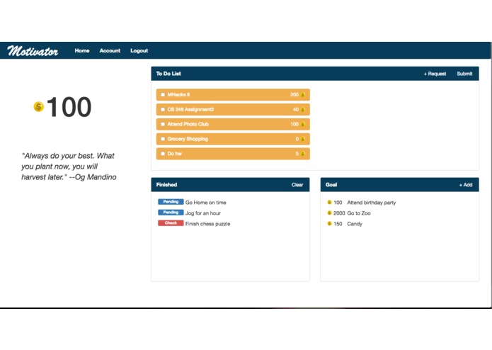 Motivator – screenshot 1