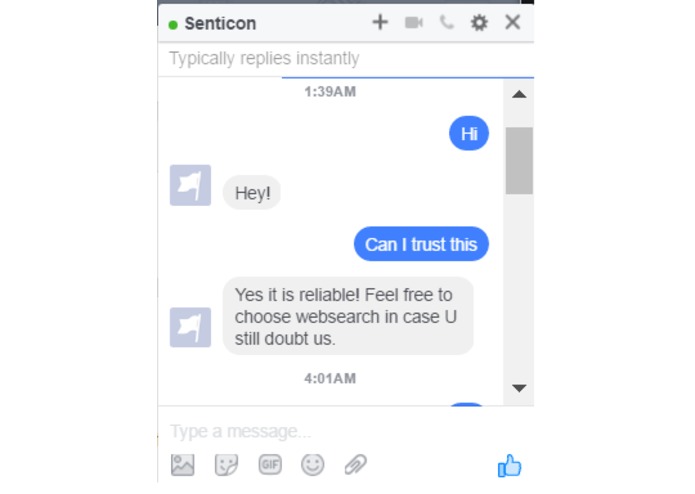 Senticon – screenshot 4