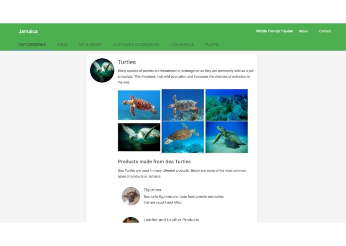 Wildlife Friendly Traveler – screenshot 2