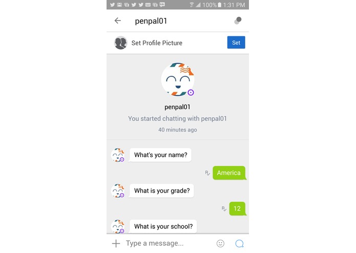 PenPal Exchange Kikbot – screenshot 1