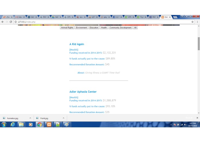 Charitablity – screenshot 1
