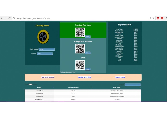 Charity Coins – screenshot 2