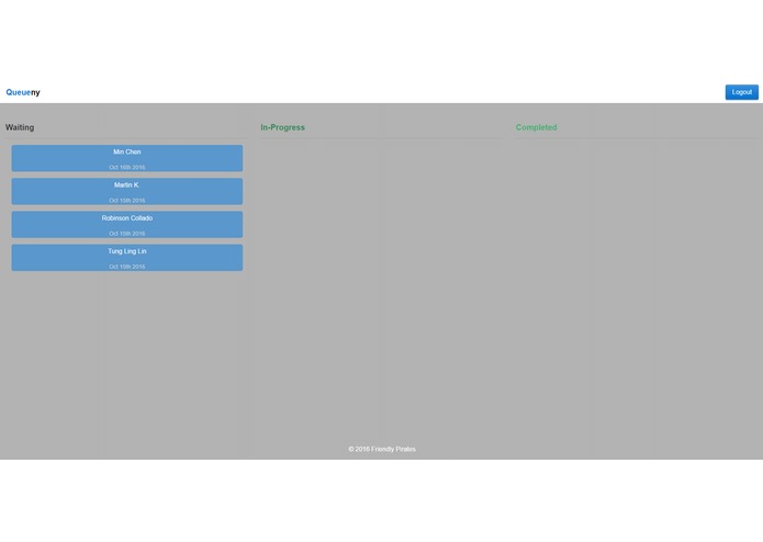 QUEUENY – screenshot 1