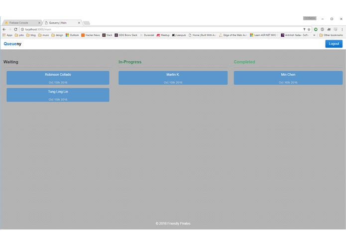 QUEUENY – screenshot 2