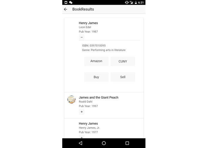 CUNYBookshelf – screenshot 4