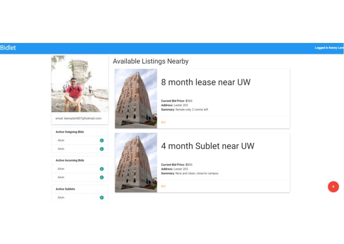 Bidlet – screenshot 3