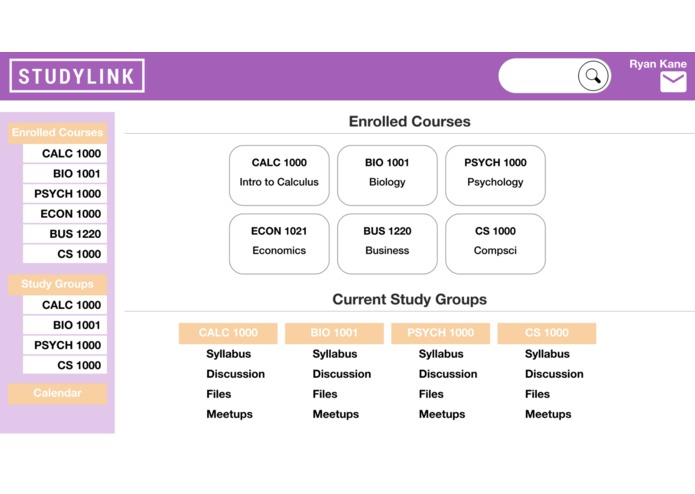 StudyLink – screenshot 2