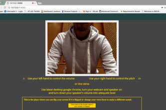 Interactive Web-based Theremin