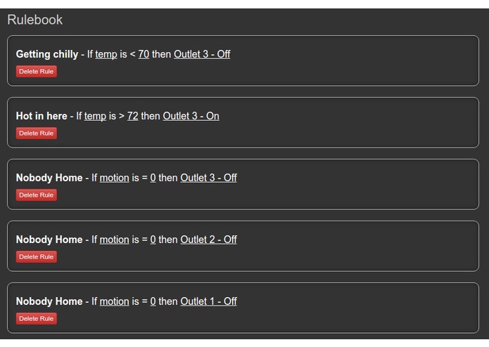 Dorm Automation Kit (DAK) – screenshot 2