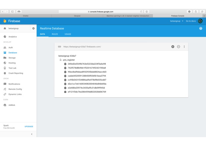 Onefan Beta Page – screenshot 4