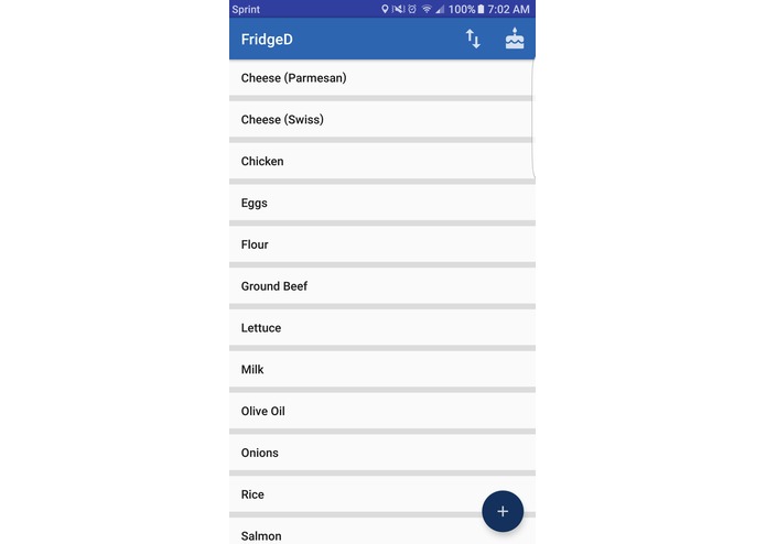 FridgeD – screenshot 1