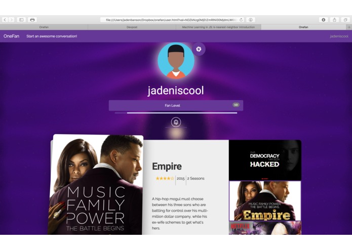 Onefan Beta Page – screenshot 7