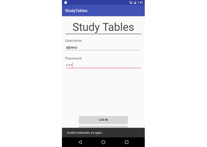 StudyTables – screenshot 1