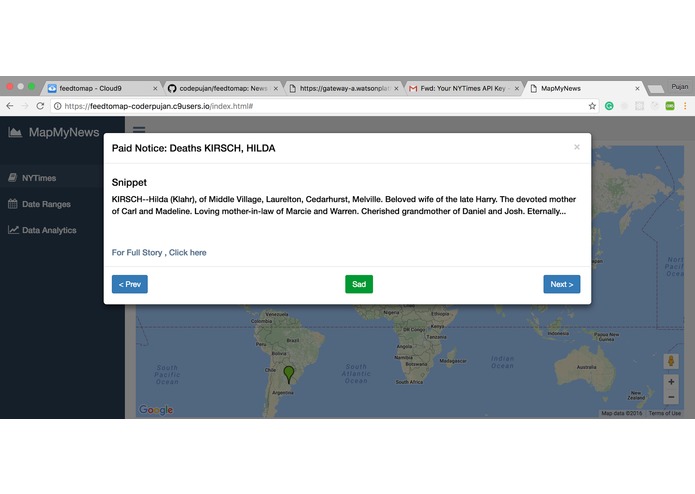 MapMyNews – screenshot 5