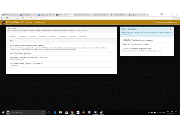 myPurdue Planner 2.0 – screenshot 6