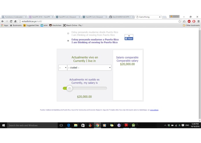 HackPR Coli – screenshot 1