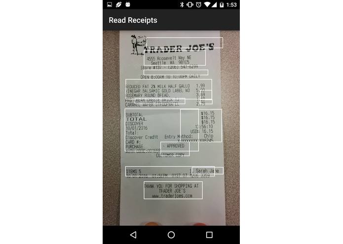 Receipt Itemizer – screenshot 1