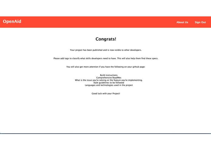 OpenAid – screenshot 3