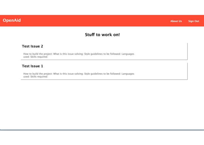 OpenAid – screenshot 5