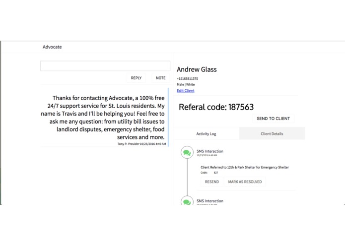 Advocate – screenshot 1