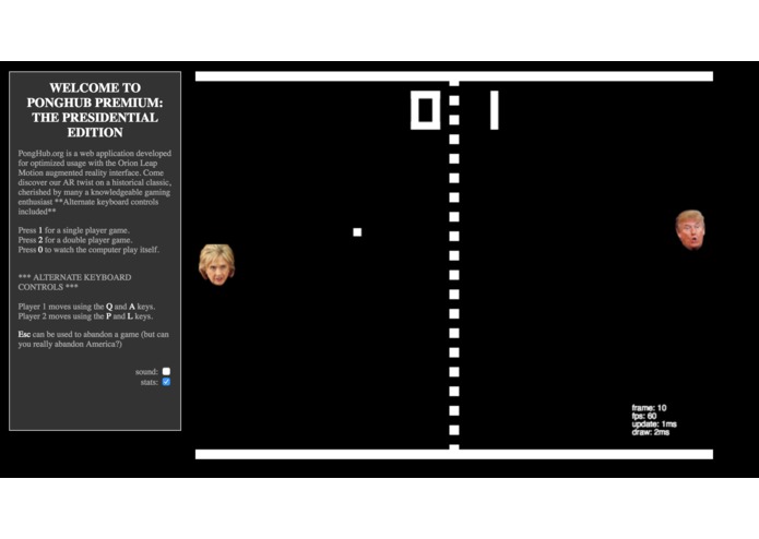 Pong Hub Presidential Version – screenshot 1