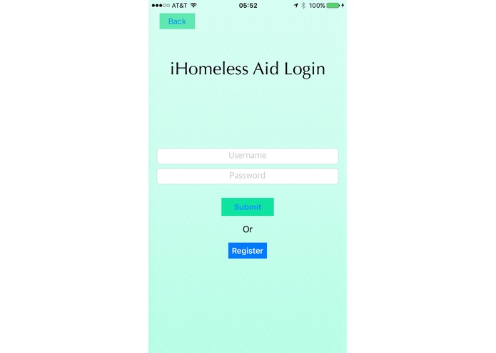 iHomelessSolution – screenshot 1