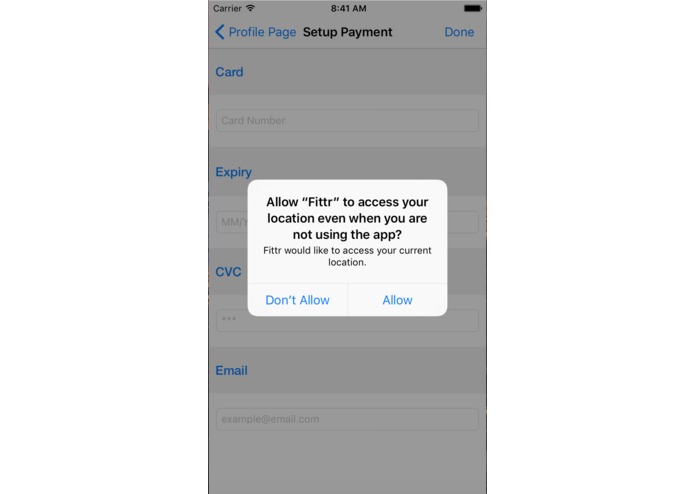 Fittr – screenshot 2