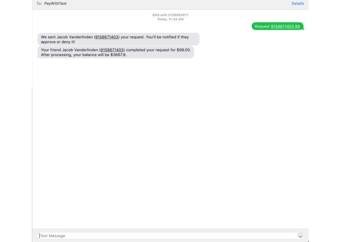 PayWithText – screenshot 4