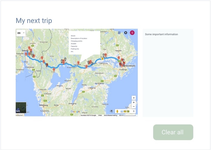 routePlanner – screenshot 2