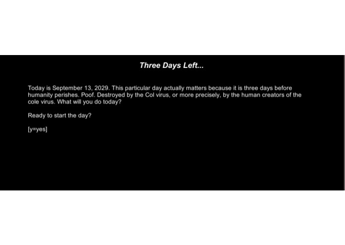 Three Days – screenshot 1