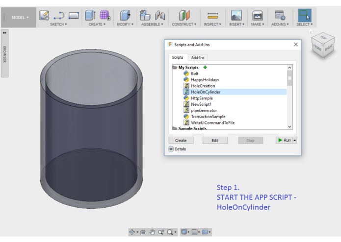 Hole On Cylinder – screenshot 1