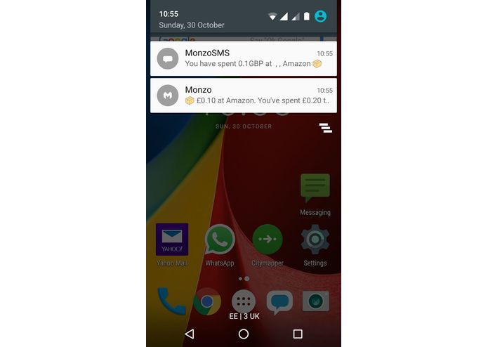MonzoSMS – screenshot 2