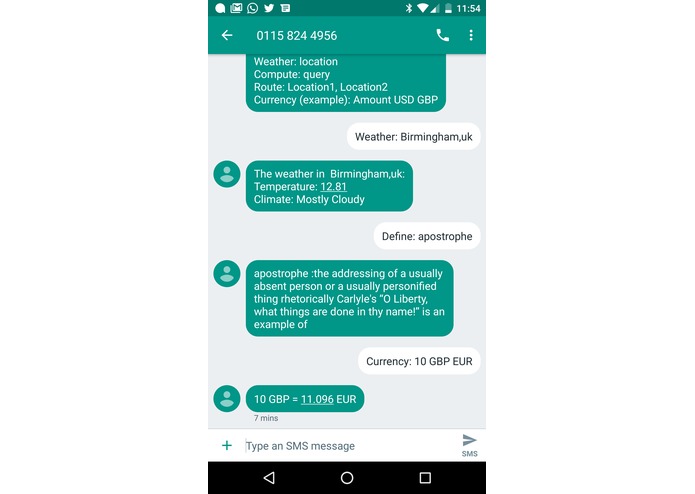 SMSTerminal – screenshot 1