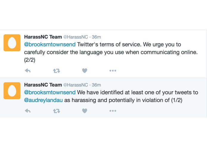HarassNC – screenshot 1