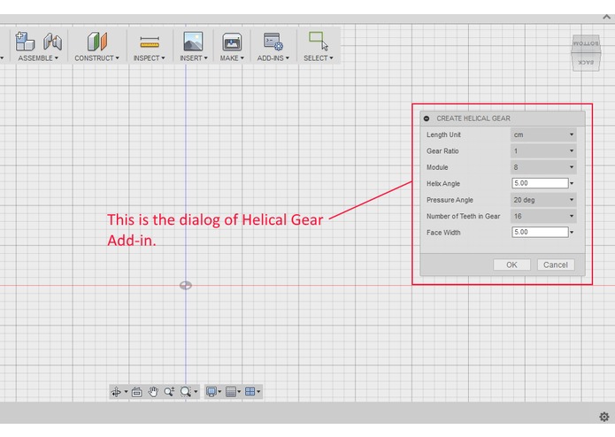 Helical Gear Creator – screenshot 1