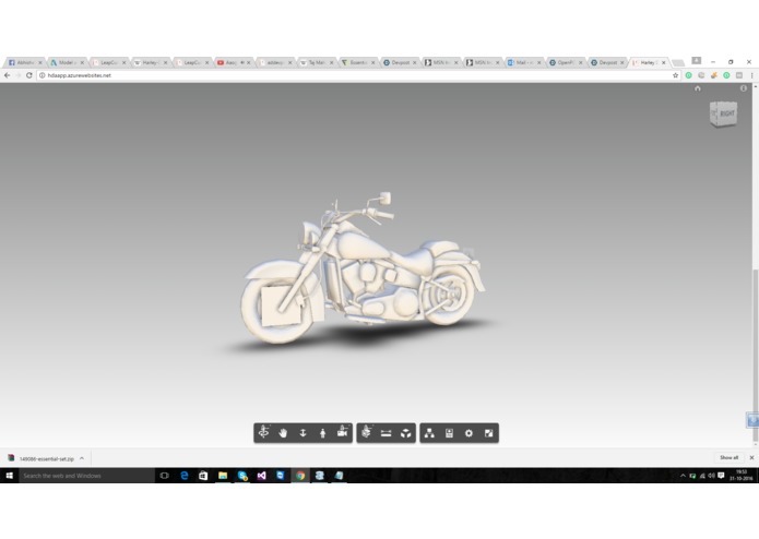 Harley Davidson Leap Motion – screenshot 2