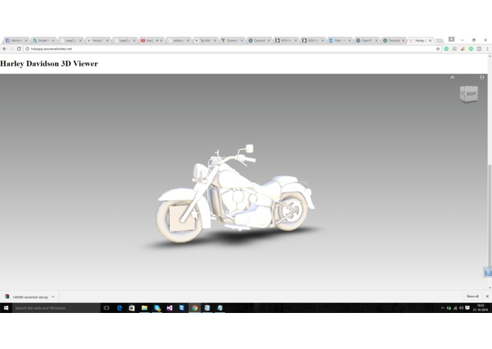 Harley Davidson Leap Motion – screenshot 3
