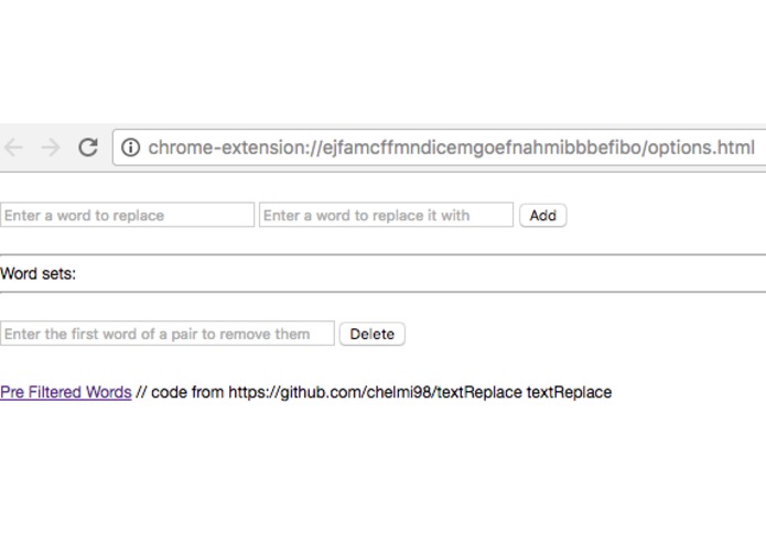 CyberFilter Chrome Extension – screenshot 3