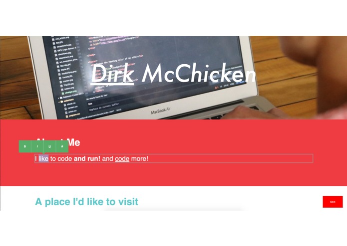Edge CMS – screenshot 1