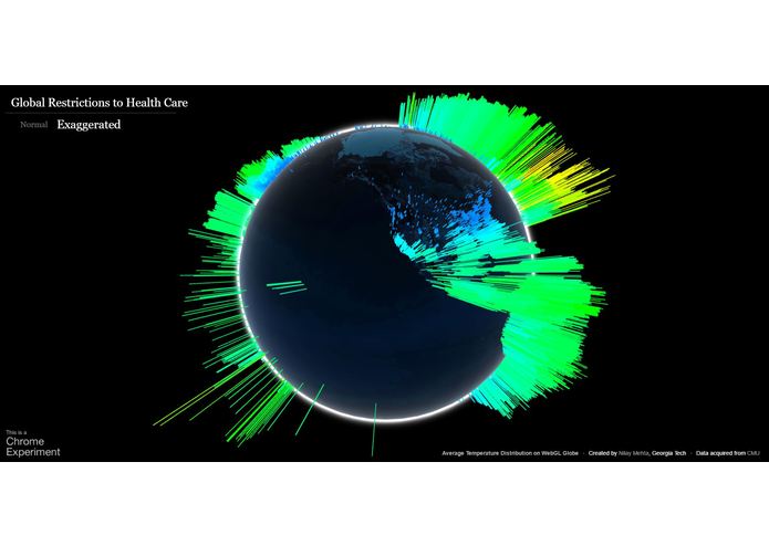 Visualizing Global Restrictions to Health Care – screenshot 2