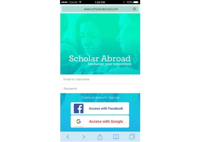 Scholar Abroad – screenshot 1