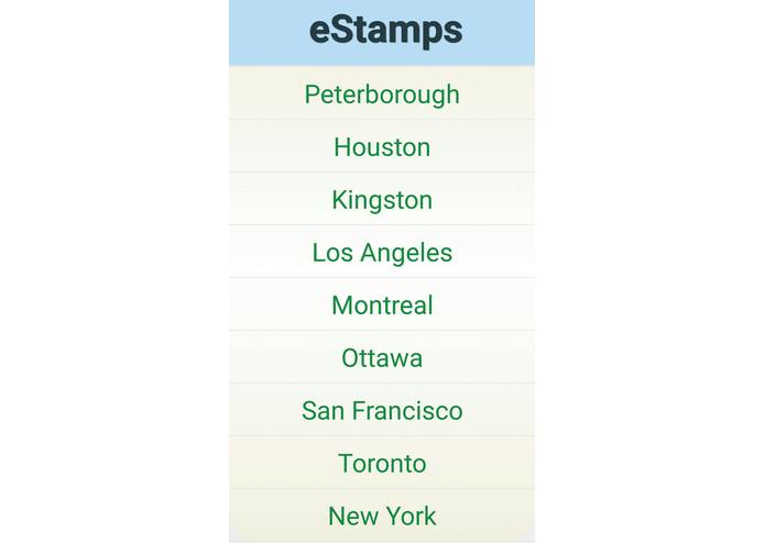 eStamps – screenshot 1